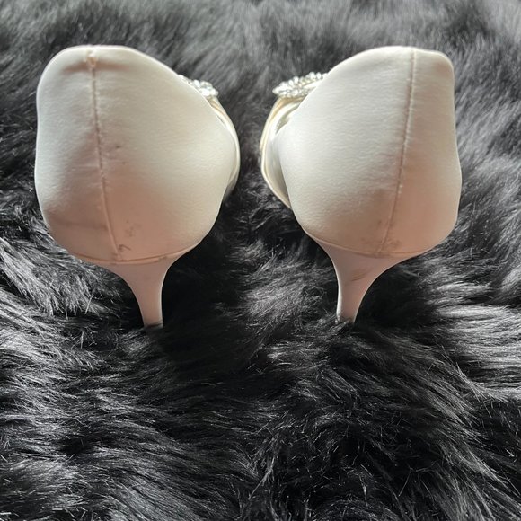 Nina New York "Elvira" Peep Toe Heels - Picture 8 of 11